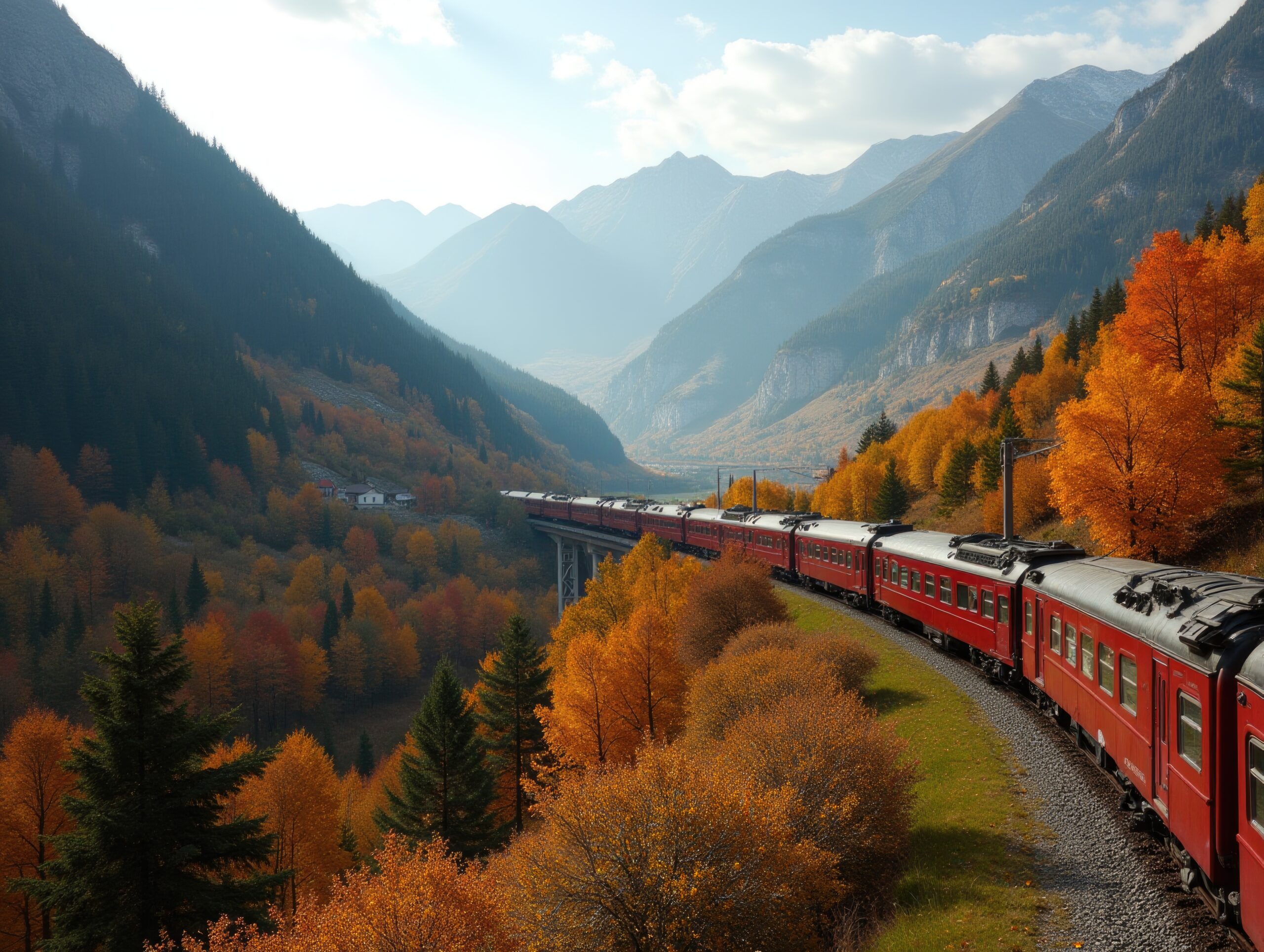 Autunno in Abruzzo: Un Viaggio Incantevole tra Monti e Boschi sulla Transiberiana d'Italia